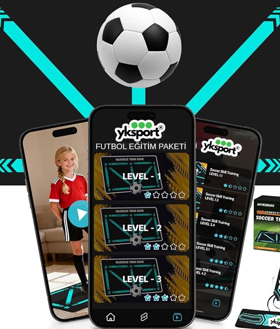 Futbol Eğitim Video Paketi + 2 Farklı Eğitim Matı Hediye